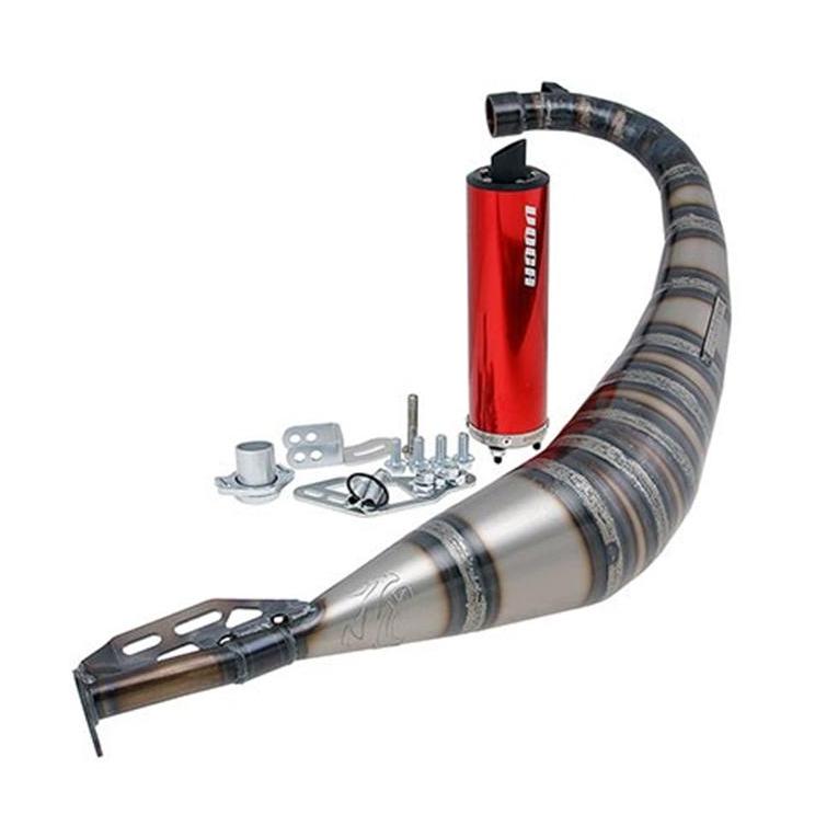Uitlaat Voca Rookie 50-70cc Derbi Rood