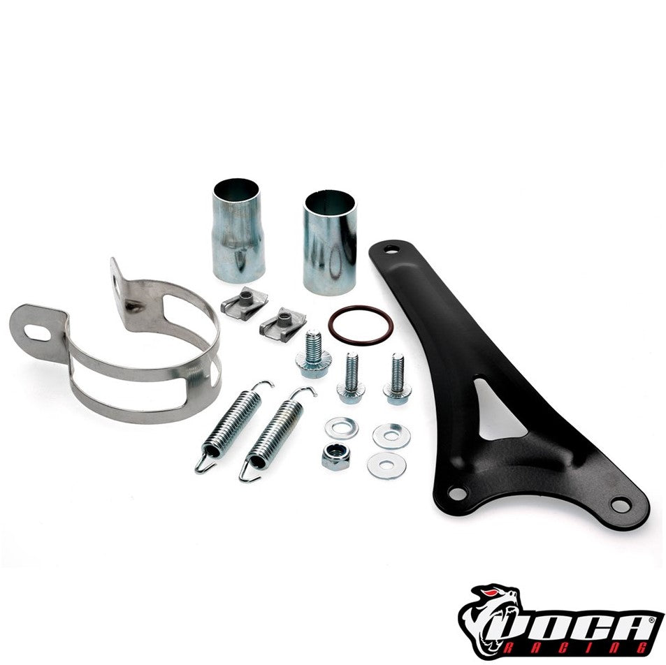 Uitlaat Voca Rookie 50-70cc Beta RR Euro 5 Onderlangs Rood