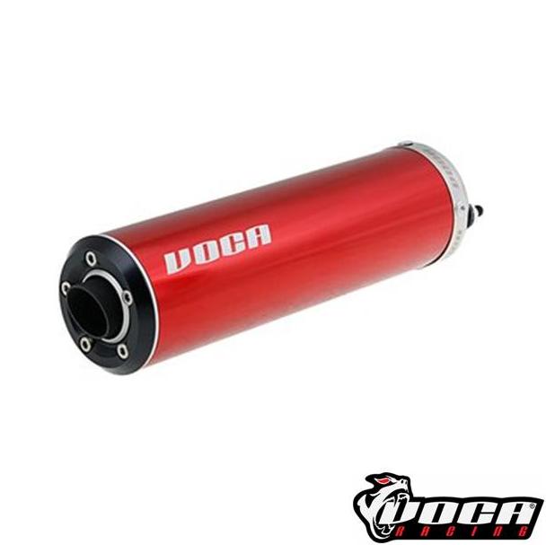 Uitlaat Voca Rookie 50-70cc Minarelli AM6 Rood