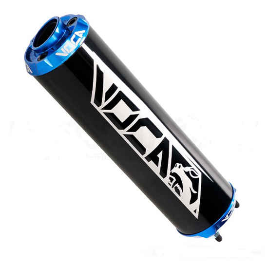 Voca CNC Einddemper Zwart/Blauw