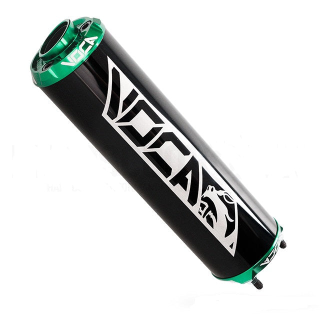 Einddemper Voca CNC Zwart/Groen