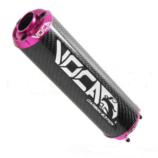 Einddemper Voca Bestia CNC Carbon Pink