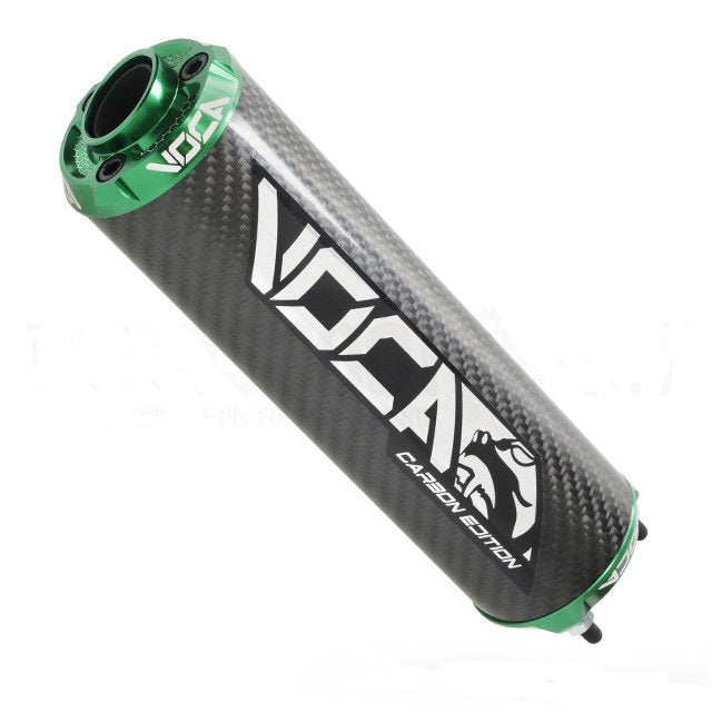 Einddemper Voca Bestia CNC Carbon Groen