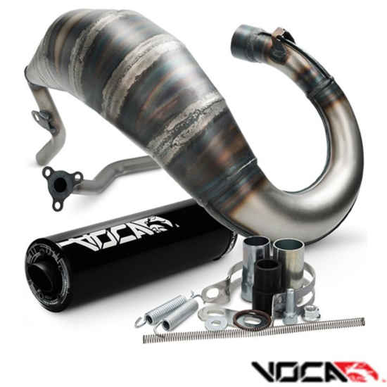Uitlaat Voca Rookie Cross 50-70cc Sherco SM/SE Zwart