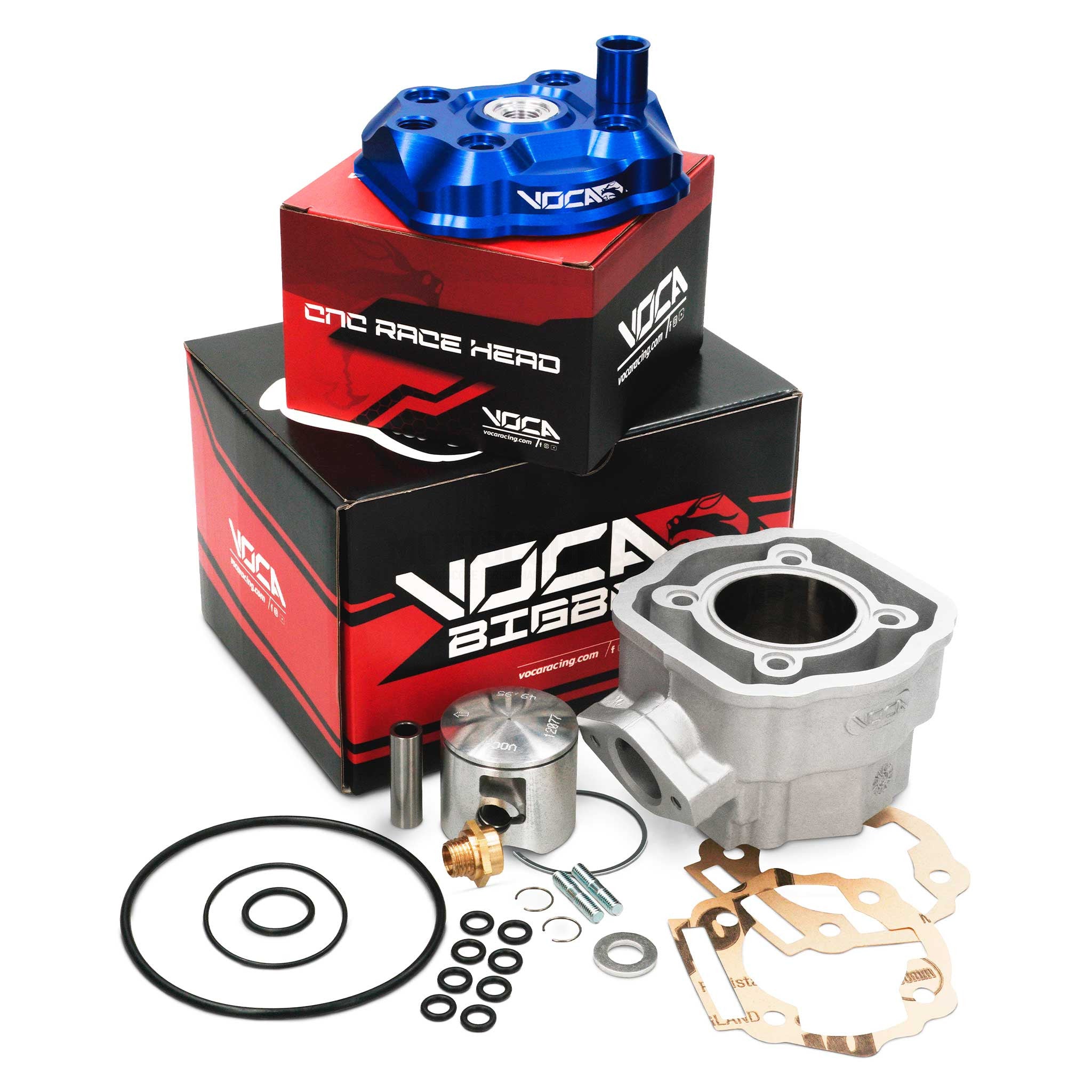 Cilinderkit Voca Bestia Racing Derbi Euro 3/4 80cc Blauw