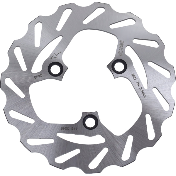 Remschijf Polini Wave 3-Gaats 190mm Voor + Achter Aerox / Beta / BWS / Jog-RR / Booster / Nitro / Speedfight