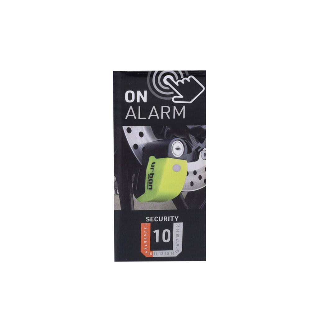 Artago Urban Schijfremslot 6mm met Geluid- en Lichtalarm (UR6)