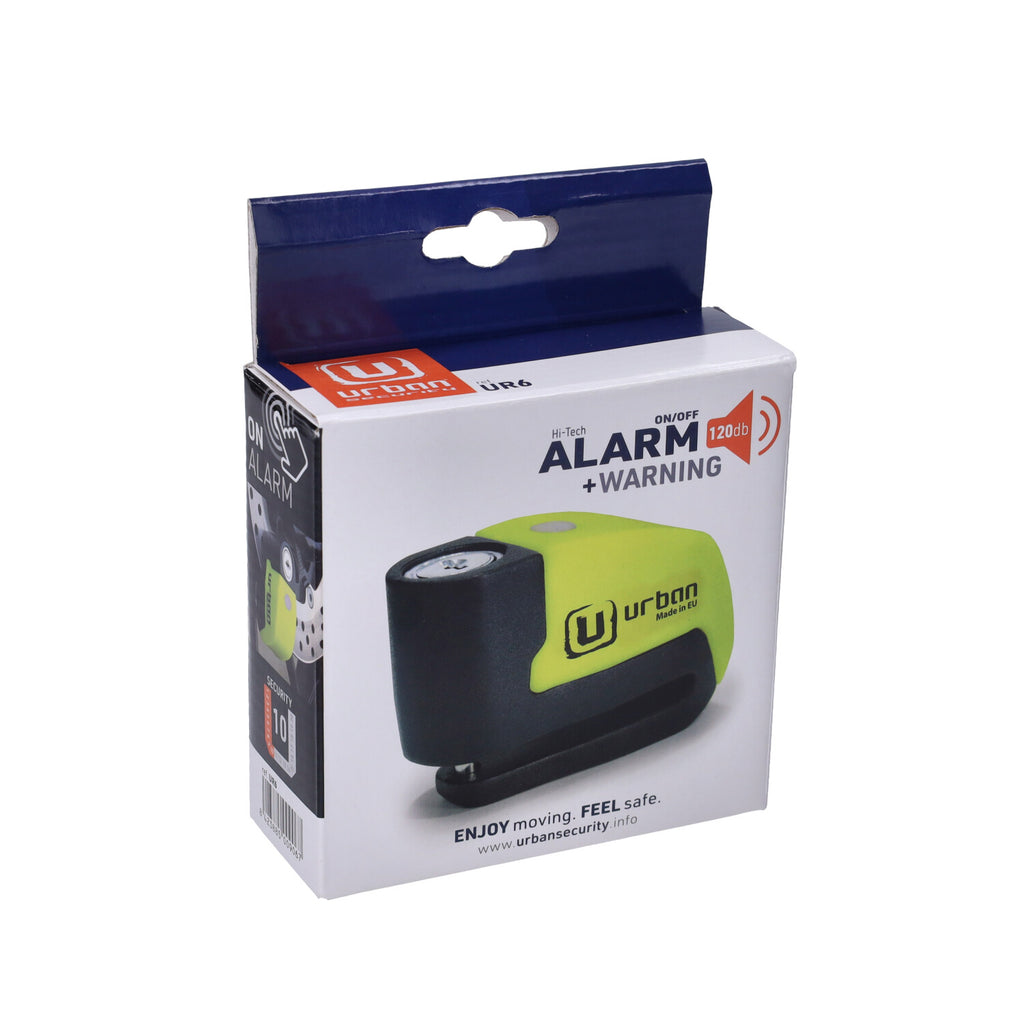 Artago Urban Schijfremslot 6mm met Geluid- en Lichtalarm (UR6)