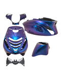 Kappenset DMP SP RS-1 Air Azure Blauw 5-delig Piaggio Zip 100 / 125 / Zip 2000