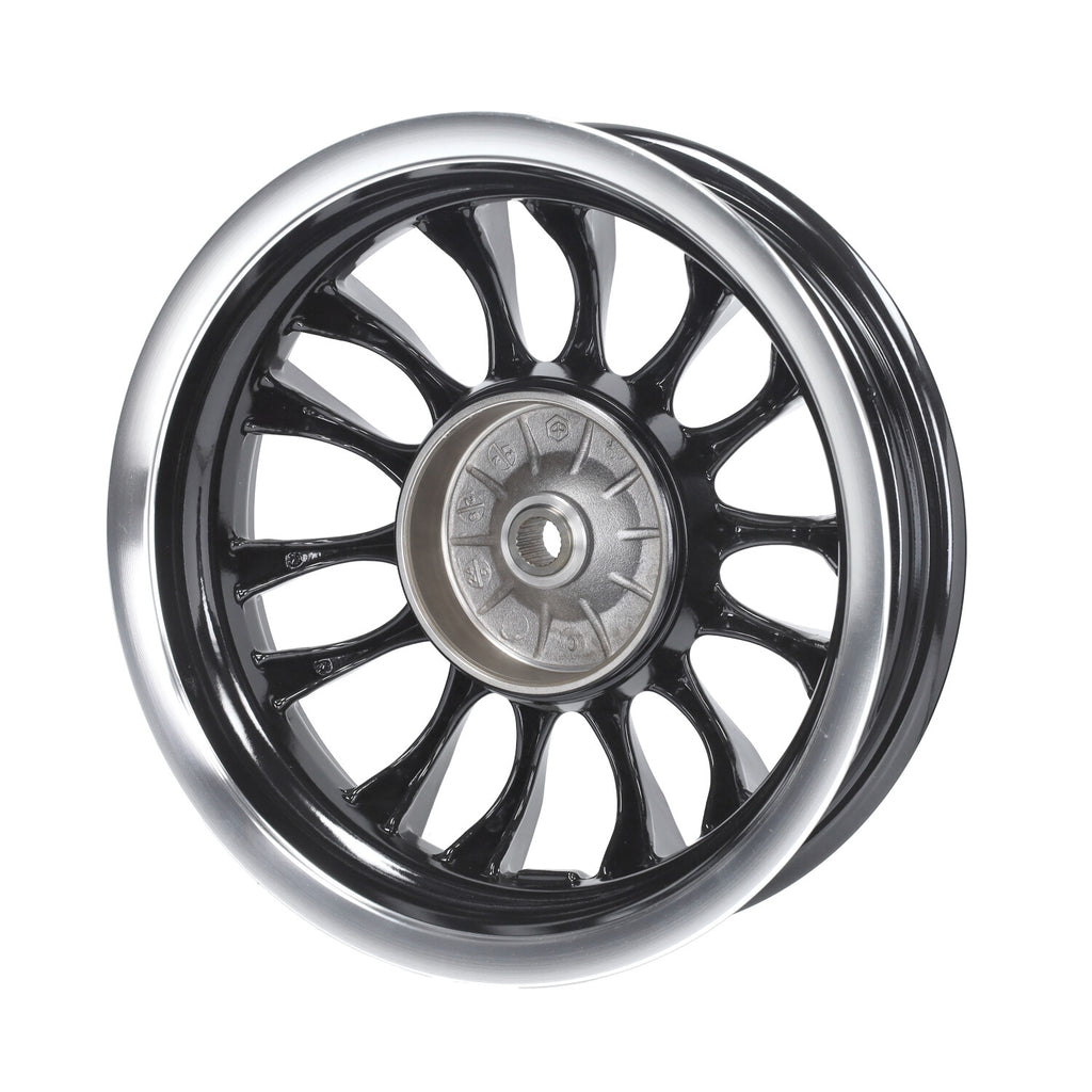Piaggio Origineel Achterwiel Euro 2 110mm Trommel 300x12 Zwart/Chroom Zip / Sprint 2T