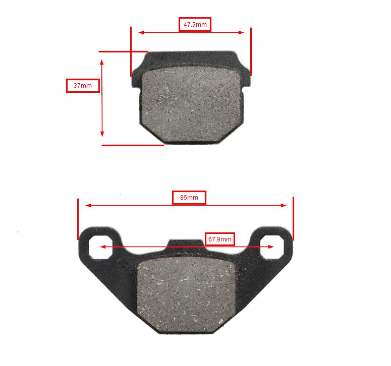 Remblokset Malossi Sport 6215059BB – Sherco, Agility, Buxy, Kisbee, Senda, TKR, Viva e.a.