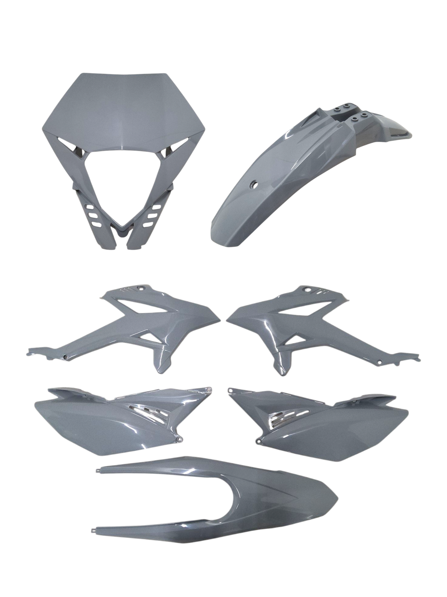Kappenset / Plastics Nardo Grijs Beta RR50 2011-2020 7-delig (F3525059)