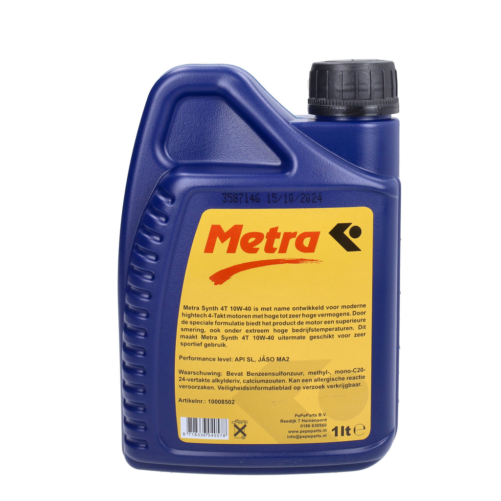 Metrakit Motorolie 10W40 Halfsynthetisch 1 Liter