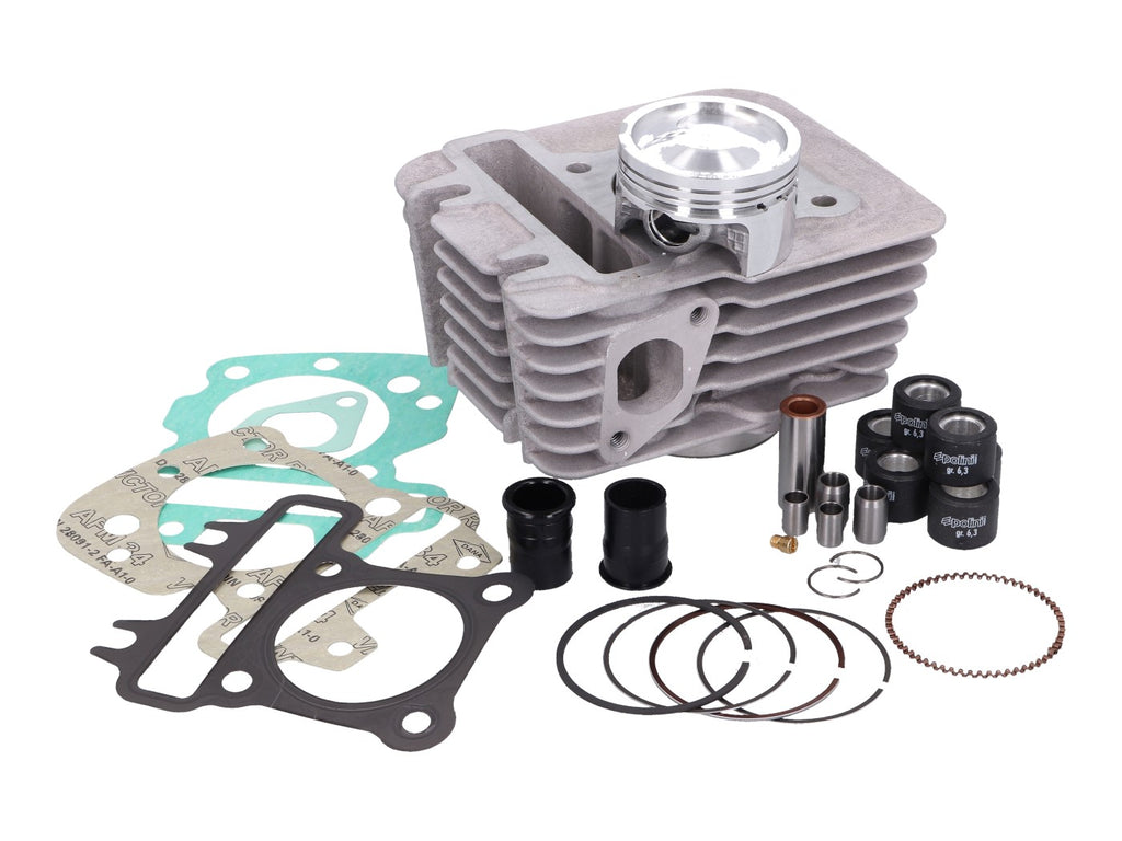 Polini 80cc Aluminium Cilinder 49mm Euro 4/5 Piaggio I-Get / Zip 4T / Sprint 4T 3V