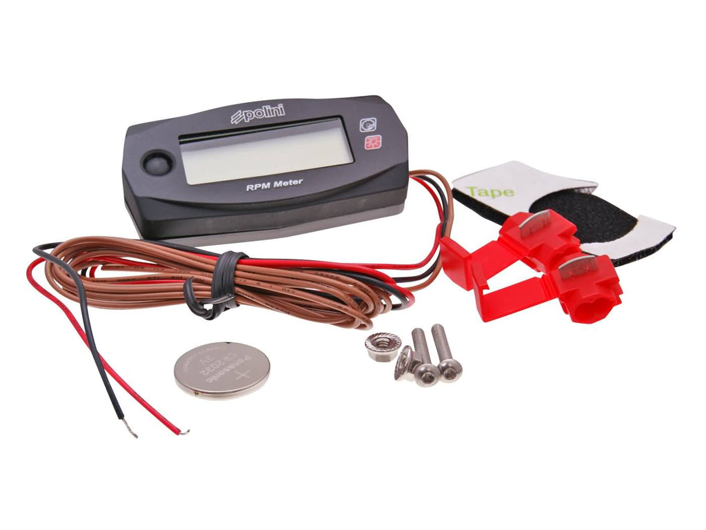 Toerenteller Polini Digitaal + Verlichting 15.000 RPM Universeel