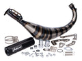 Yasuni R3 Carrera 50/70 Zwart Uitlaat Beta RR50 / Derbi / Minarelli AM6
