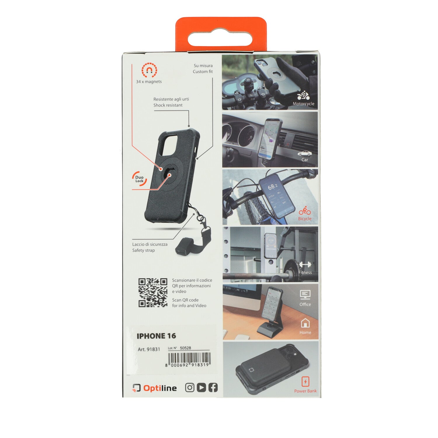MagSafe Lampa Telefoonhoes DuoLock voor iPhone 16