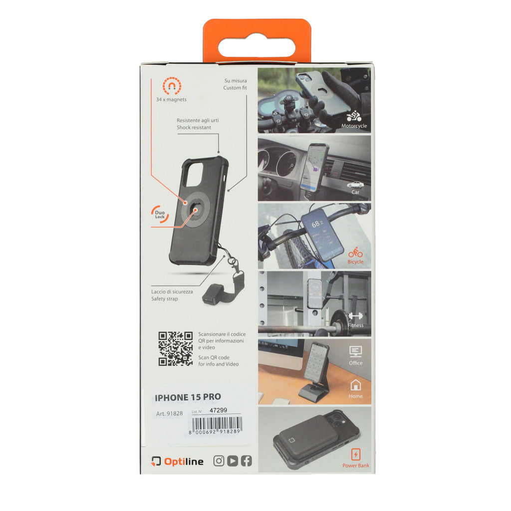MagSafe Lampa Telefoonhoes DuoLock voor iPhone 15 Pro