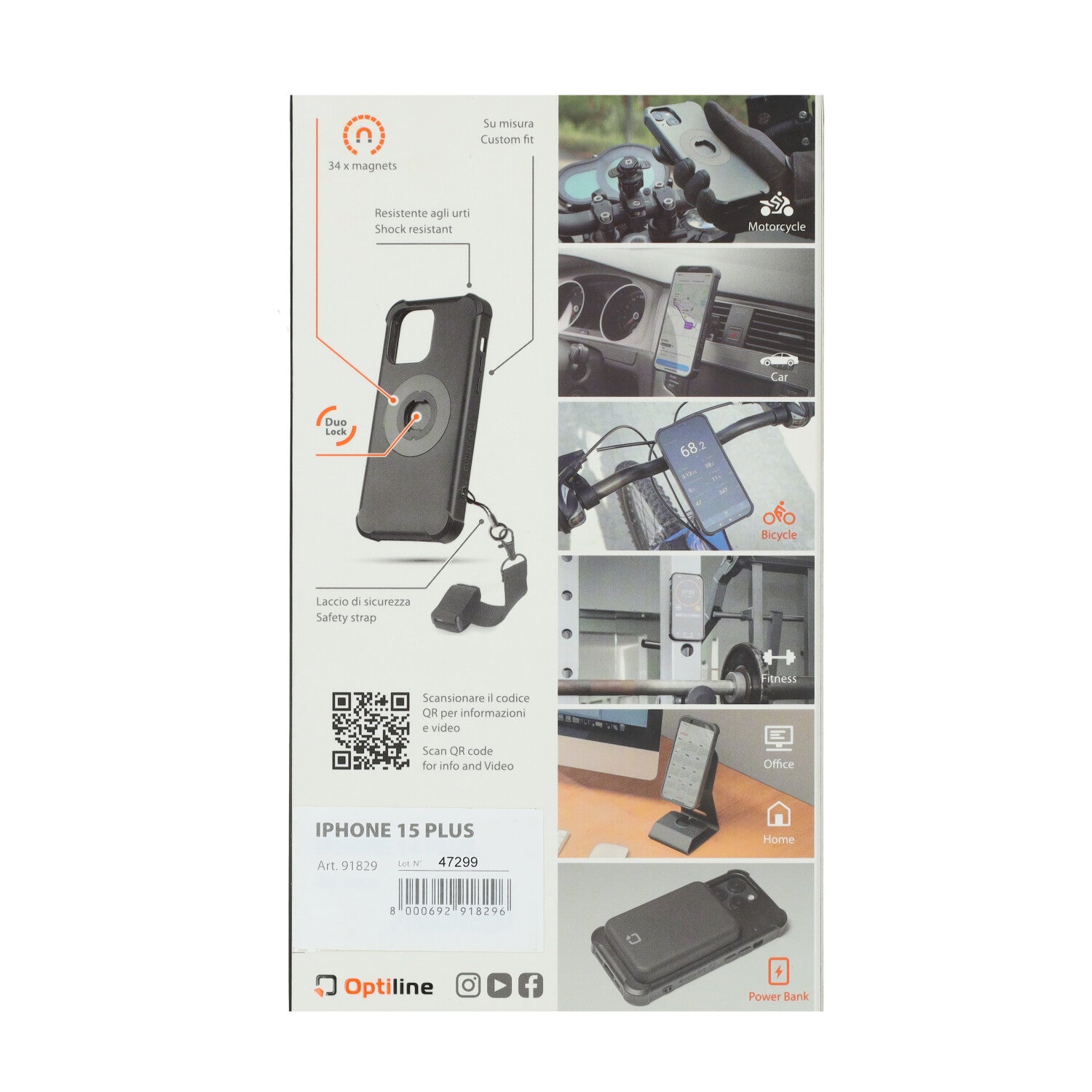 MagSafe Lampa Telefoonhoes DuoLock voor iPhone 15 Plus