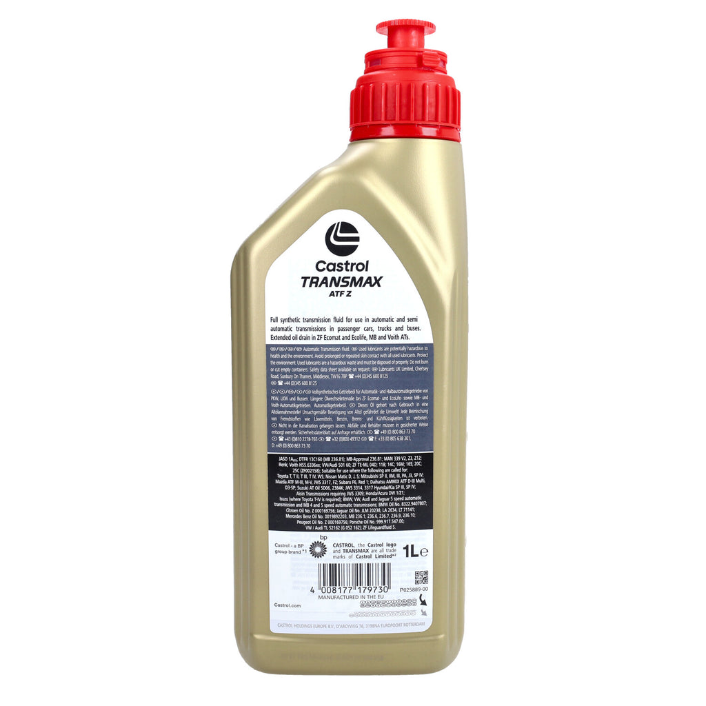 Castrol Transmax Z ATF Transmissie Olie 1 Liter