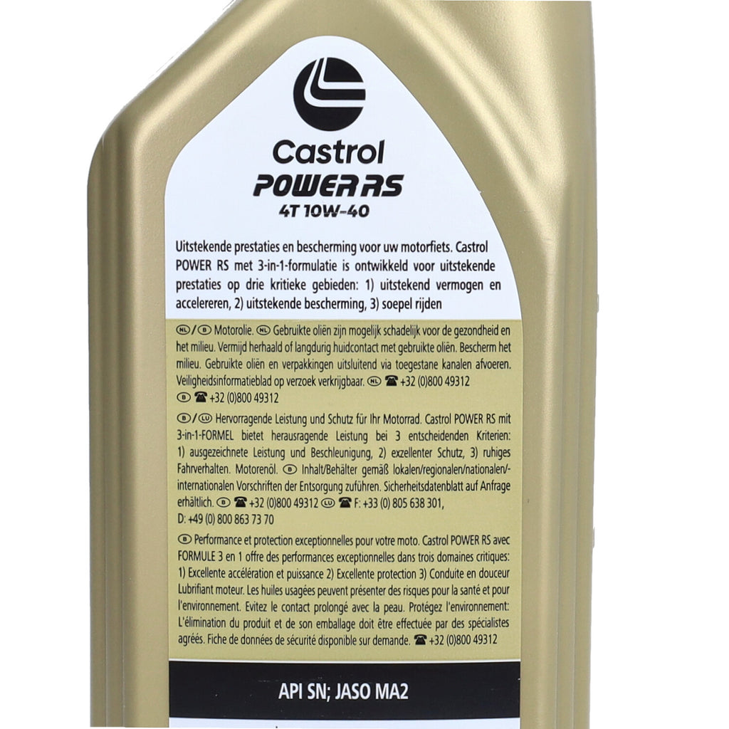 Castrol Power RS 4T 10W40 Motorolie 1 Liter