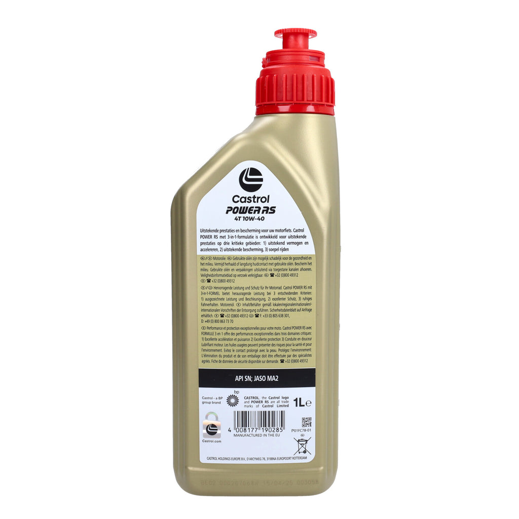 Castrol Power RS 4T 10W40 Motorolie 1 Liter