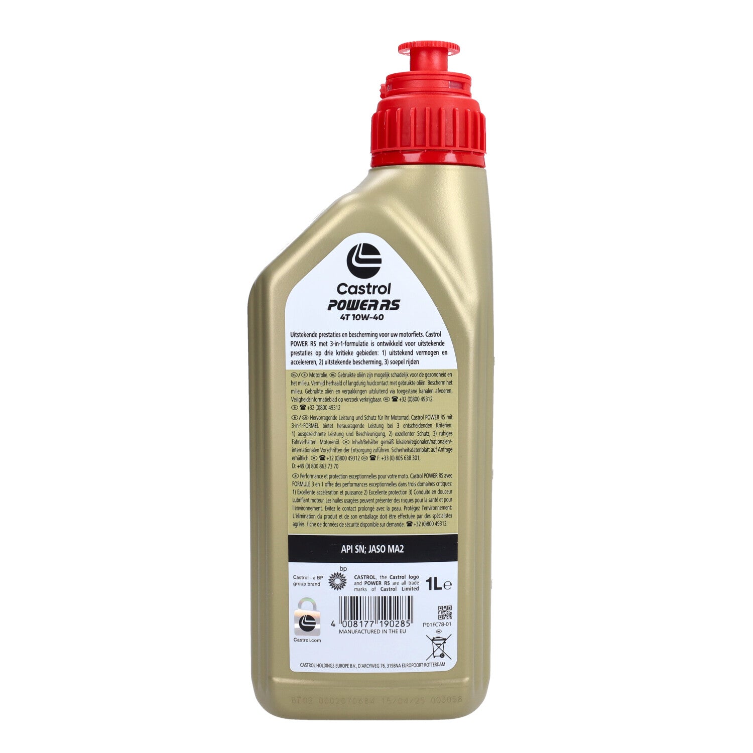 Castrol Power RS 4T 10W40 Motorolie 1 Liter