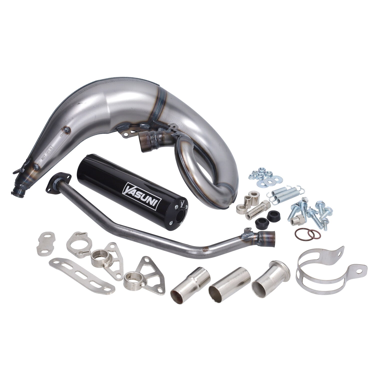 Yasuni Cross ML 50/70 Zwart Uitlaat Derbi Senda / Aprilia SX & RX 50