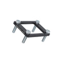 Adapter Doppler Membraan + 4 Boutjes Zwart Minarelli AM6 / Aprilia RX50 / SX / Beta RR50 / Derbi