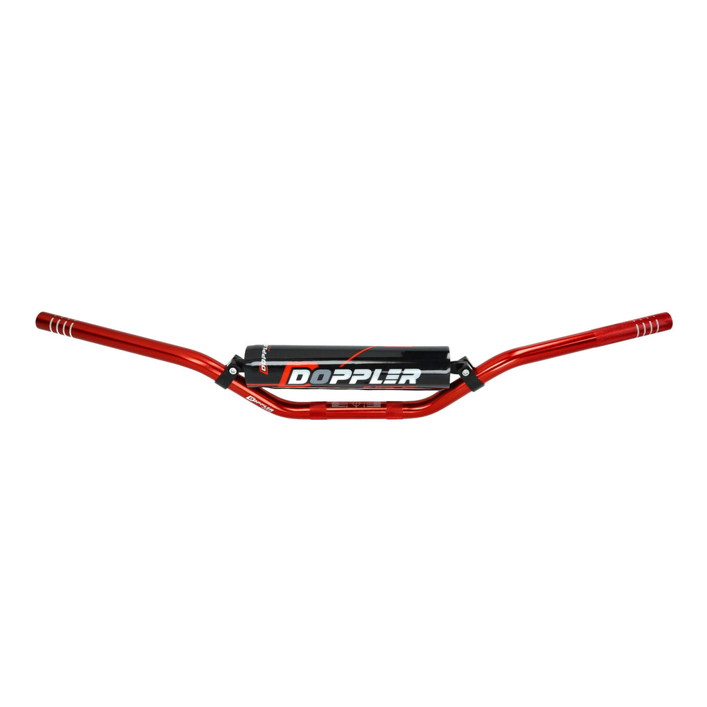Stuur Doppler + Stuurpad D22.2 L740 H70mm Rood Derbi Senda / Beta RR50 / Sherco / Schakelbromfiets 502007