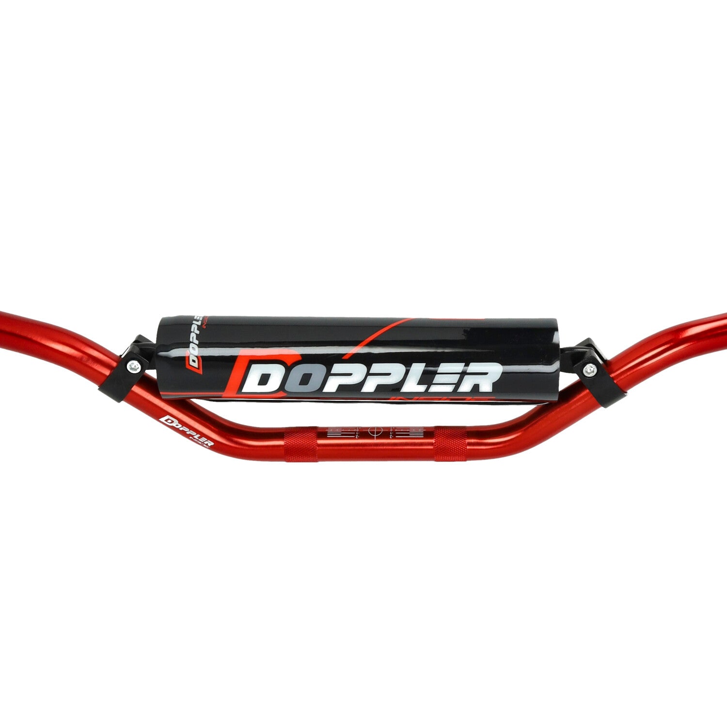 Stuur Doppler + Stuurpad D22.2 L740 H70mm Rood Derbi Senda / Beta RR50 / Sherco / Schakelbromfiets 502007