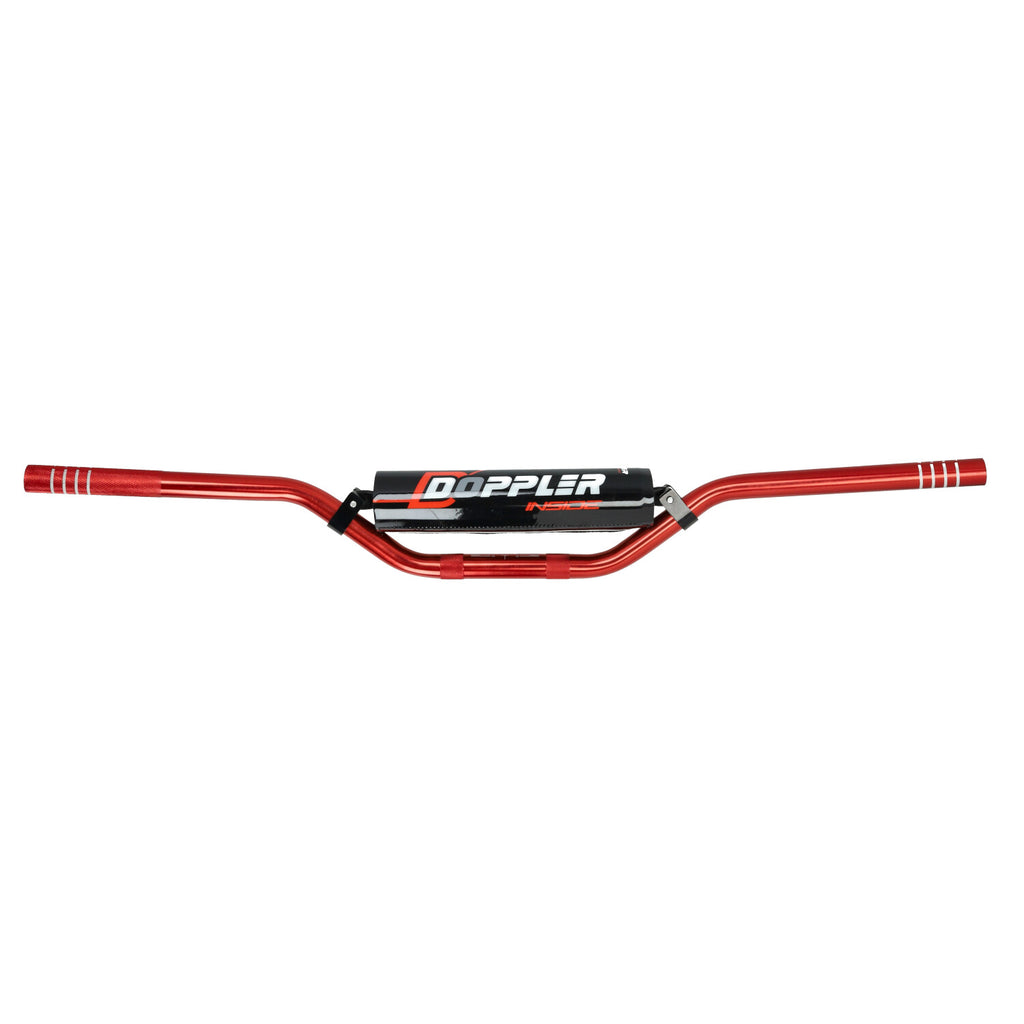 Stuur Doppler + Stuurpad D22.2 L740 H70mm Rood Derbi Senda / Beta RR50 / Sherco / Schakelbromfiets 502007