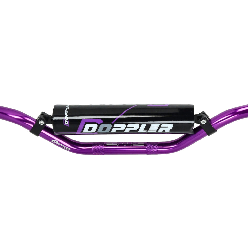 Stuur Doppler + Stuurpad D22.2 L740 H70mm Paars Beta rr 50/Derbi Senda / Schakelbromfiets / Sherco