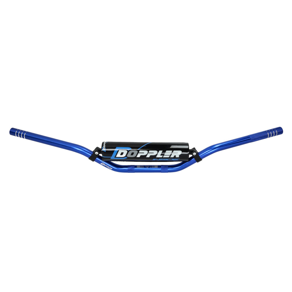 Stuur Doppler + Stuurpad D22.2 L740 H70mm Blauw Derbi Senda / Beta RR50 / Sherco / Schakelbromfiets