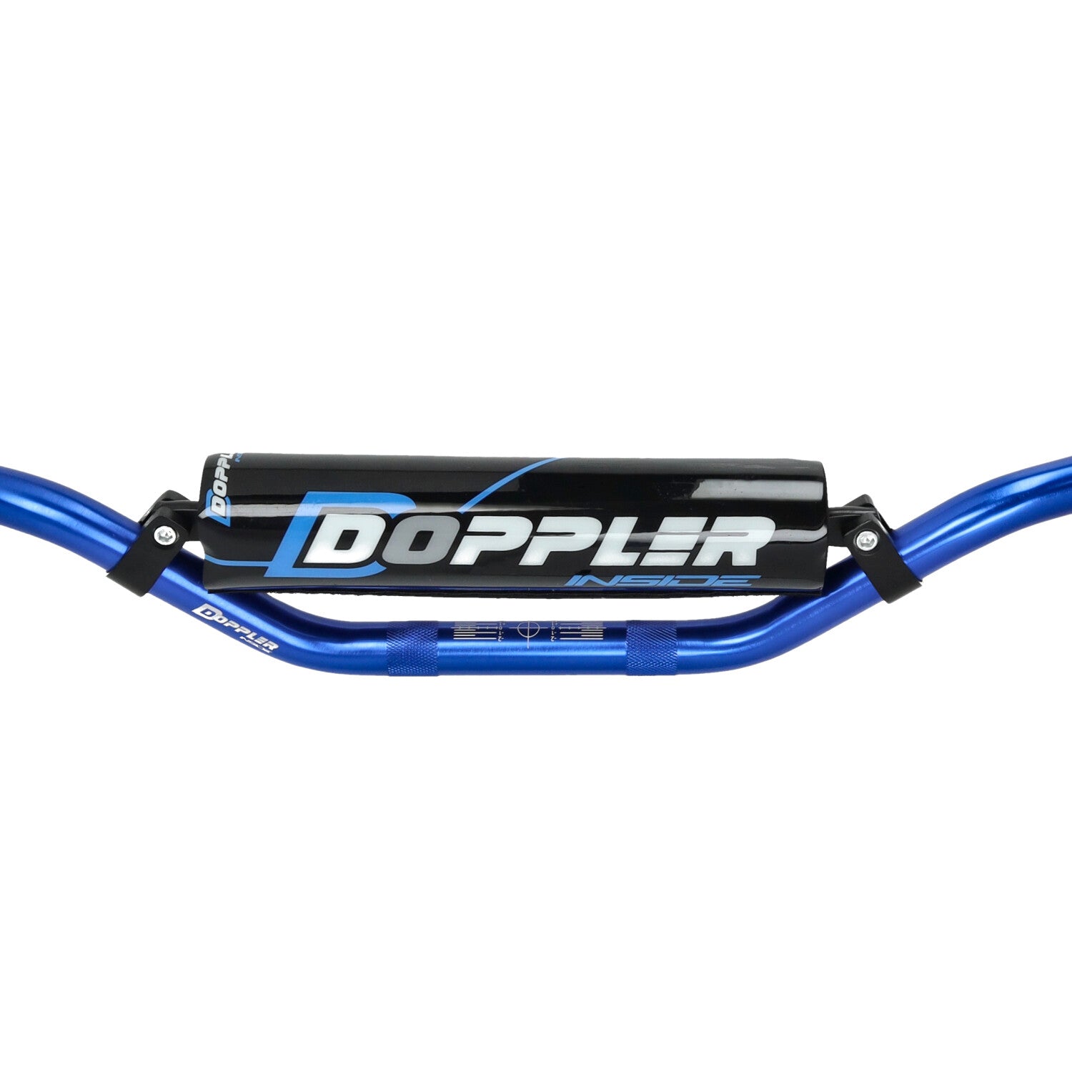 Stuur Doppler + Stuurpad D22.2 L740 H70mm Blauw Derbi Senda / Beta RR50 / Sherco / Schakelbromfiets