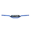 Stuur Doppler + Stuurpad D22.2 L740 H70mm Blauw Derbi Senda / Beta RR50 / Sherco / Schakelbromfiets