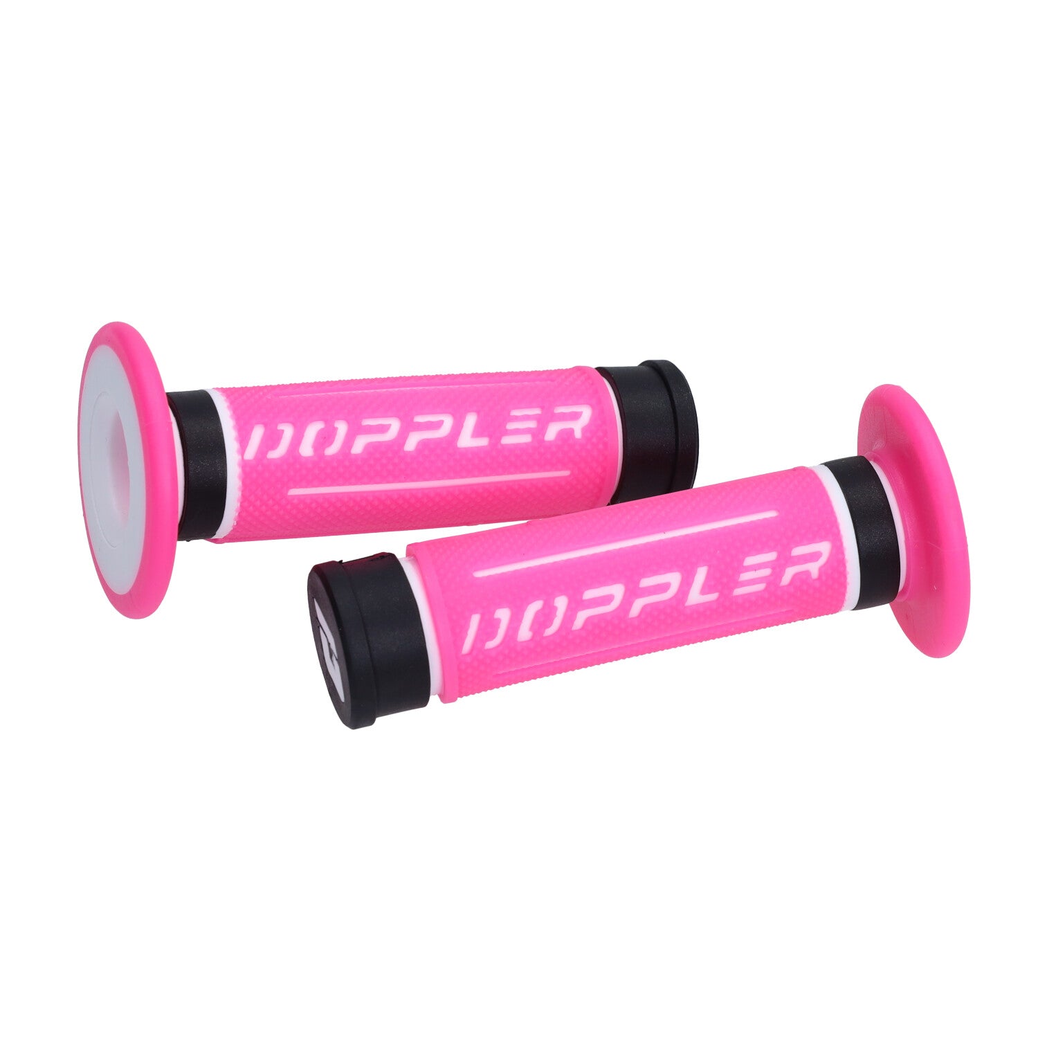 Doppler 3D Handvatset Roze/Zwart/Wit 22/24mm Universeel