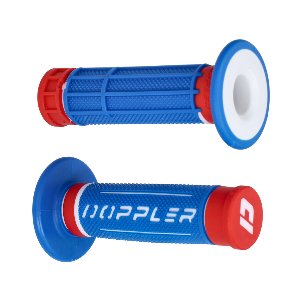Doppler 3D Handvatset Blauw/Rood/Wit 22/24mm Universeel