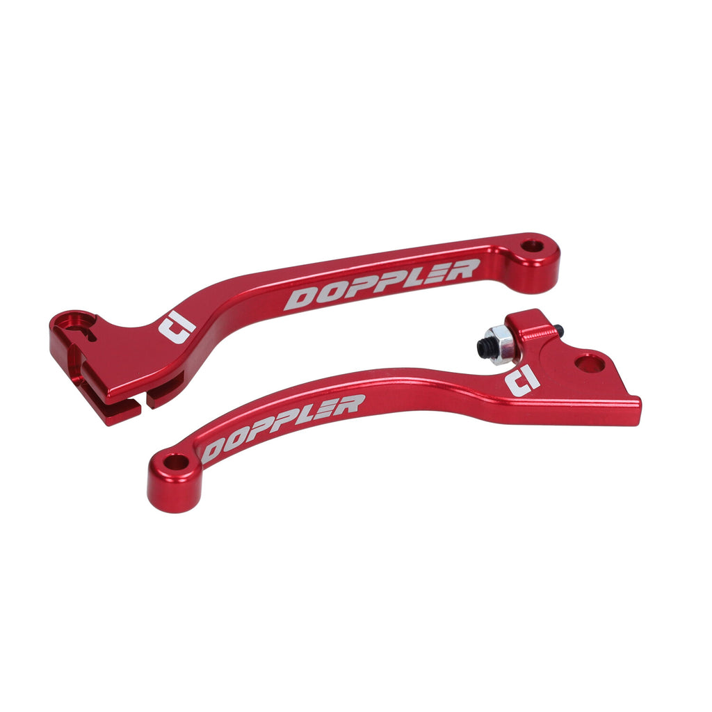 Doppler CNC Rem- & Koppelingshendelset Rood AJP Derbi / Senda / Sherco / Rieju MRT