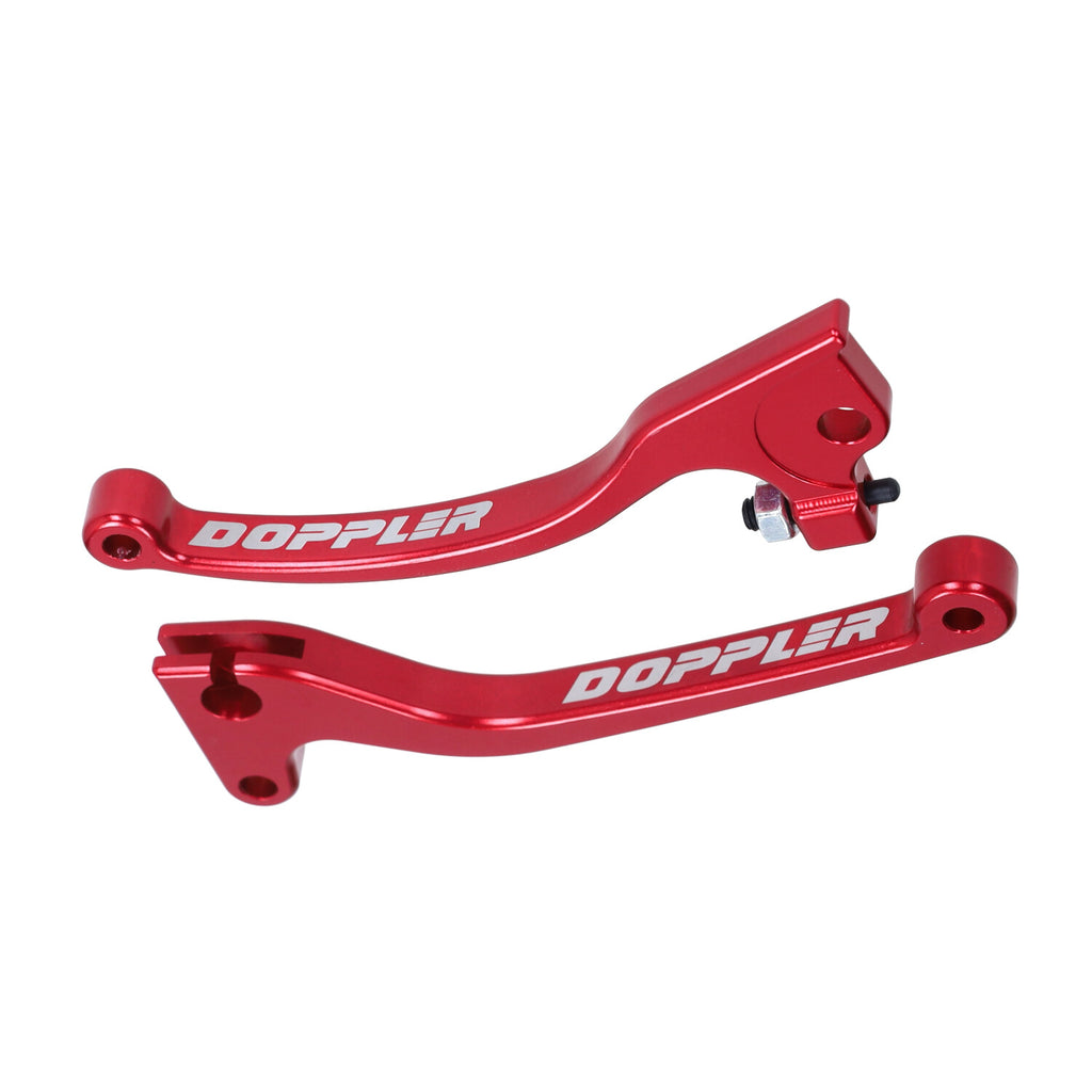 Doppler CNC Rem- & Koppelingshendelset Rood AJP Derbi / Senda / Sherco / Rieju MRT