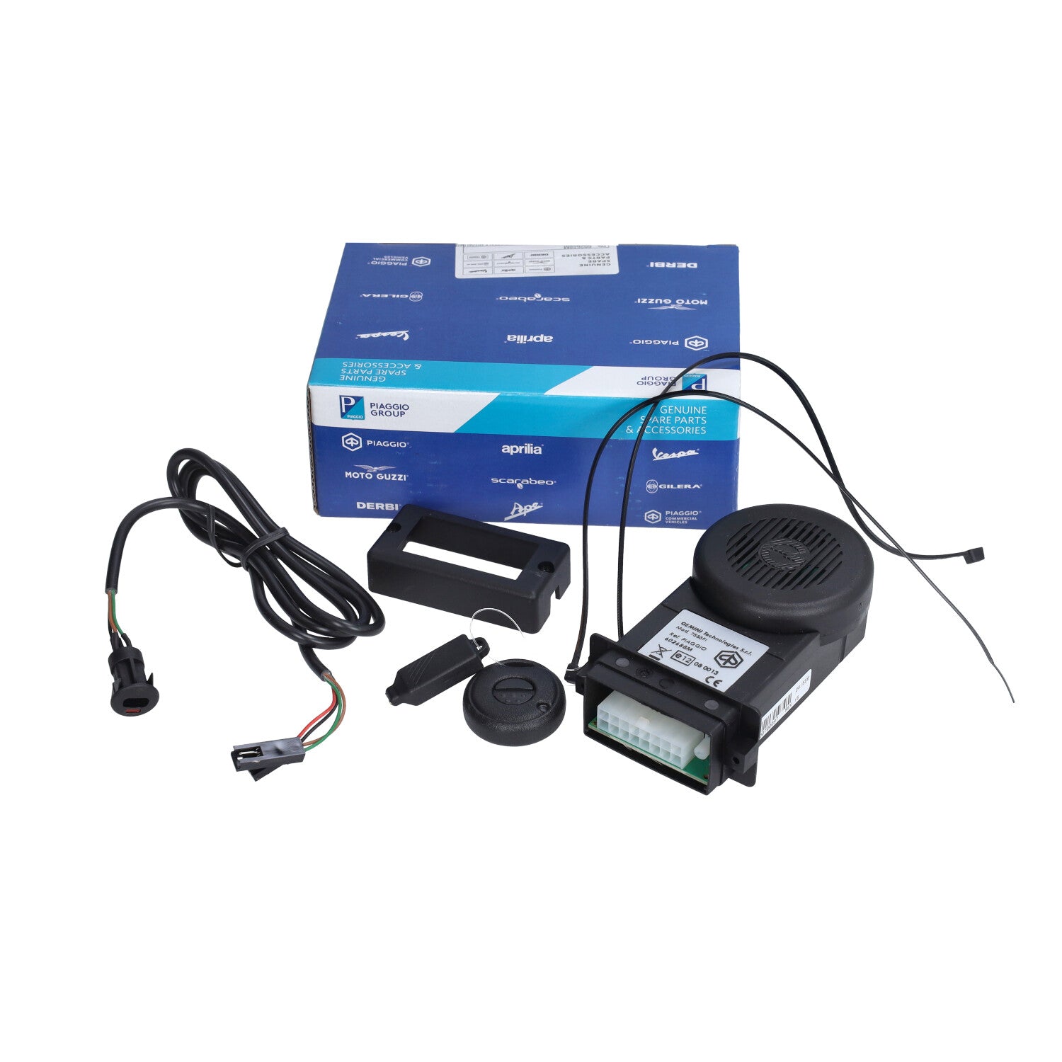 Originele Piaggio Alarmset E-Lux Inclusief Backup Piaggio Zip / Primavera / Sprint / Runner