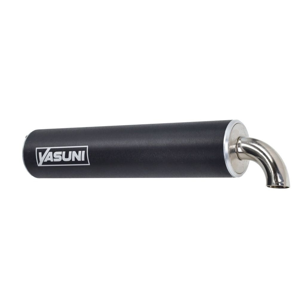 Yasuni R Zwart Uitlaat Piaggio 2T Zip / Runner / Typhoon / NRG