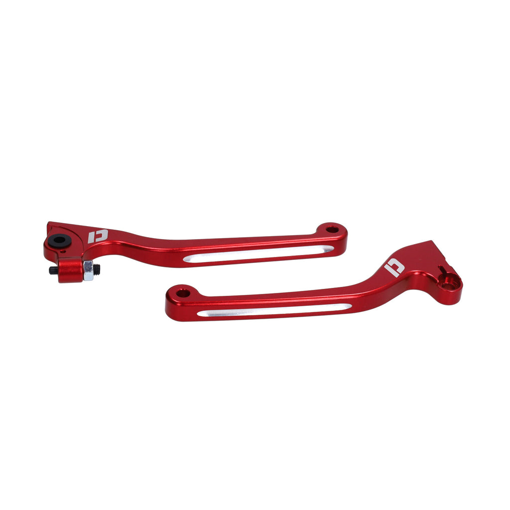 Doppler CNC Rem- & Koppelingshendelset Rood Derbi Senda R / SM / X-Race 2003-2009