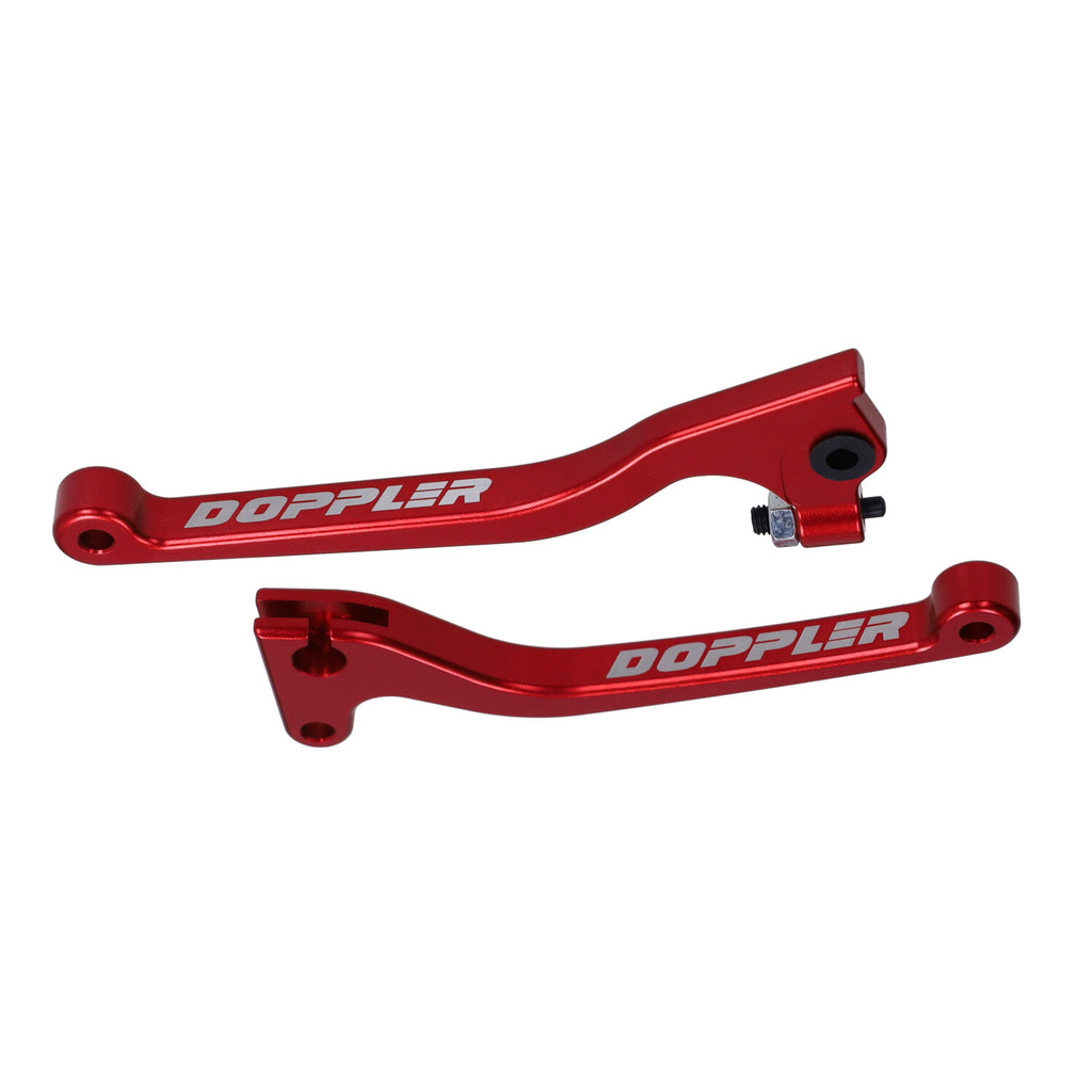 Doppler CNC Rem- & Koppelingshendelset Rood Derbi Senda R / SM / X-Race 2003-2009
