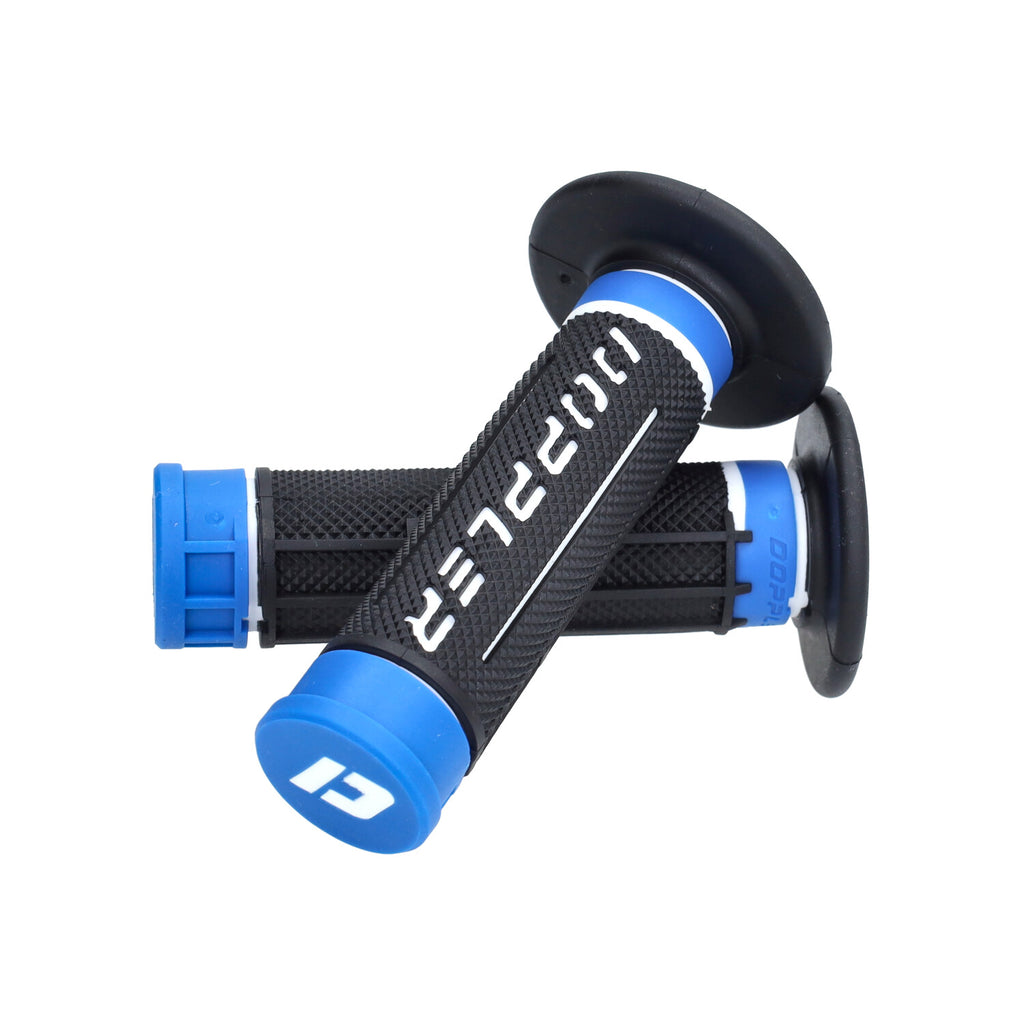 Doppler 3D Handvatset Zwart/Blauw/Wit 22/24mm Universeel