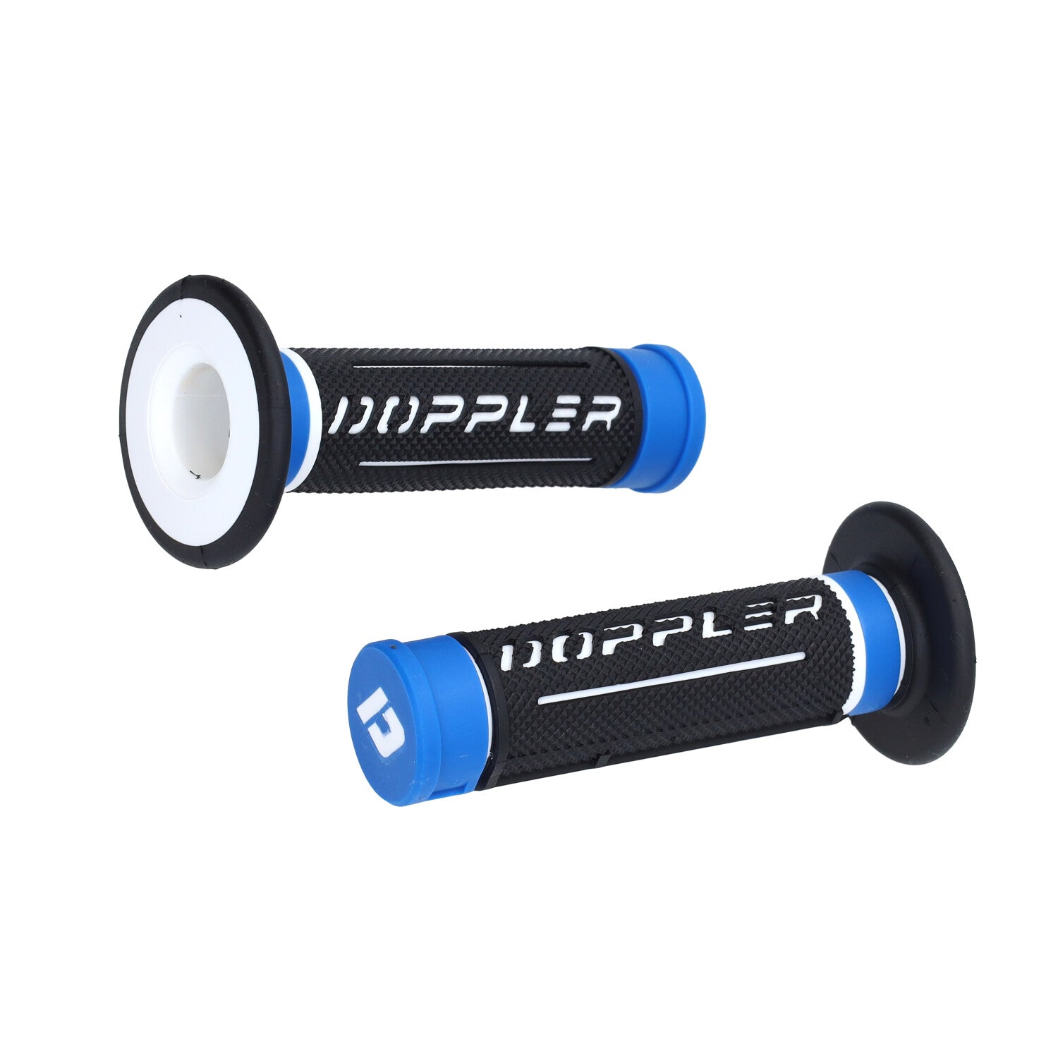 Doppler 3D Handvatset Zwart/Blauw/Wit 22/24mm Universeel