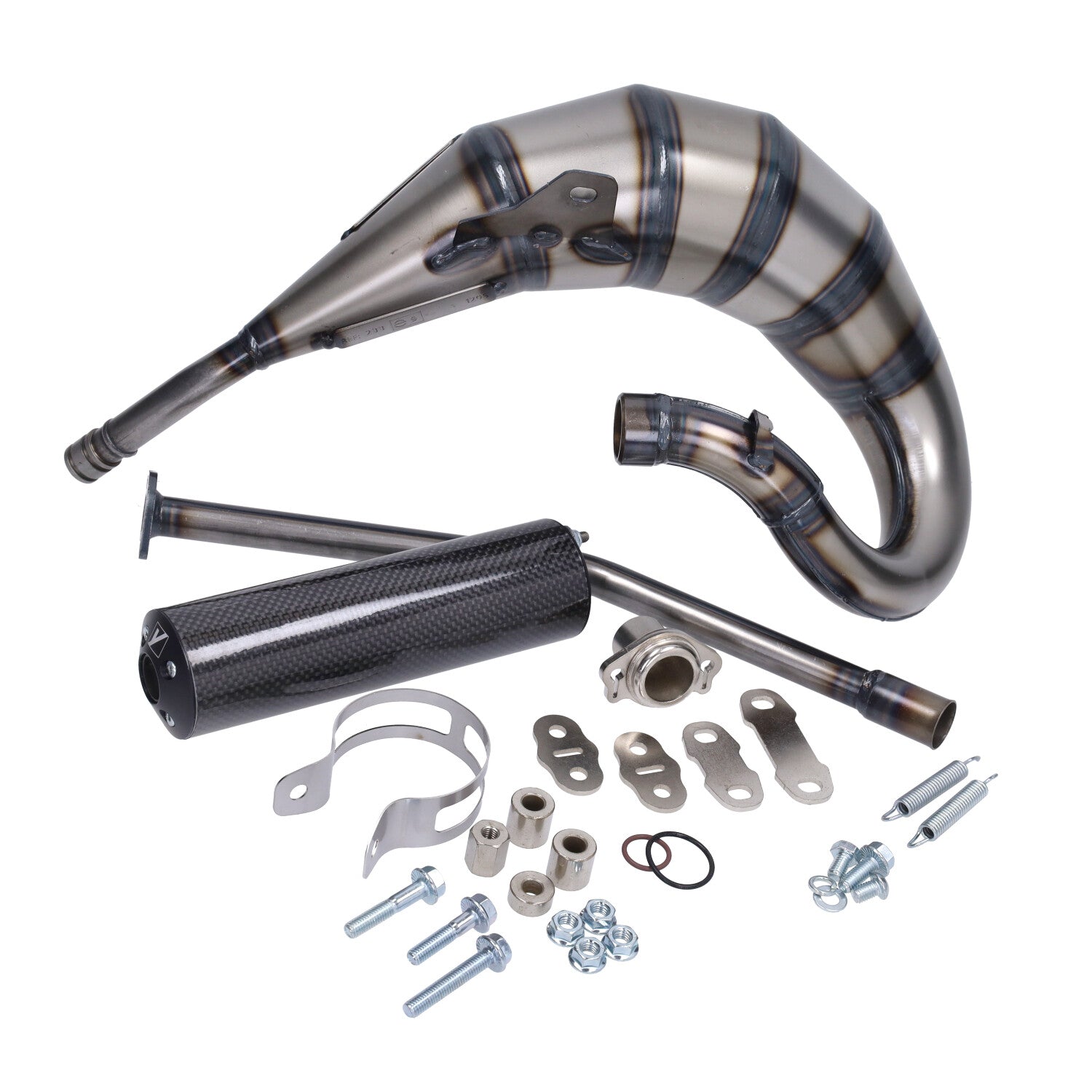 Yasuni Cross HM Carbon/Kevlar Uitlaat Linksom Derbi Senda DRD
