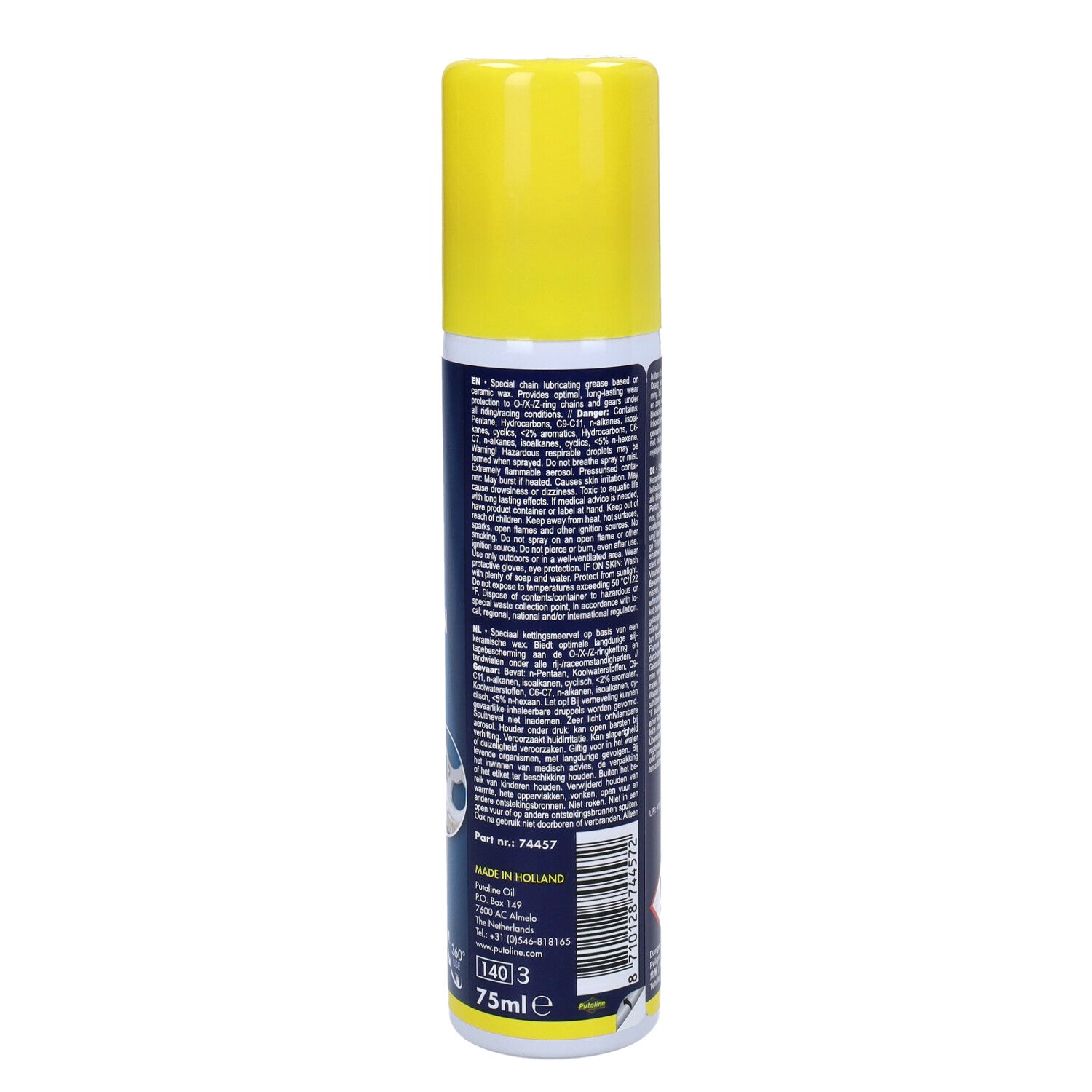 Putoline Kettingspray Keramisch O/X/Z-Ring 75ml Universeel
