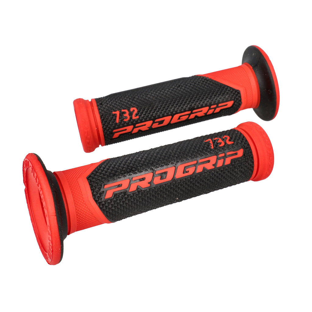 ProGrip Handvatset Zwart/Rood 22/24mm 125mm Bromfiets & Scooter