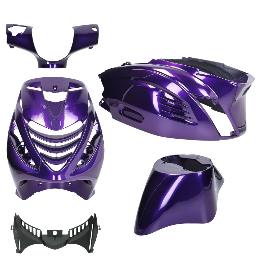DMP SP RS-1 Air Kappenset 5-delig Ultra Violet Paars Piaggio Zip 100 / 125 / Zip 2000